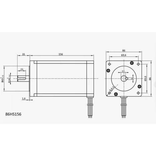 Moteur CNC 86CM156