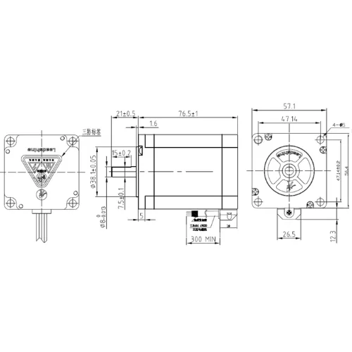 Moteur CNC 57CM23-3A